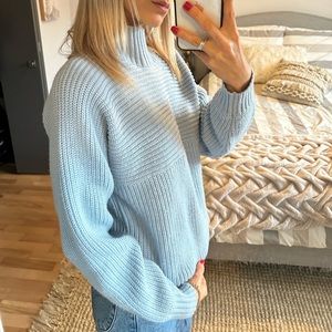 Light blue sweater